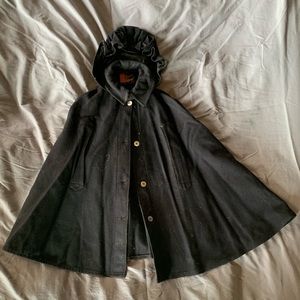 Vintage Warranted Waterproof Hooded Cape